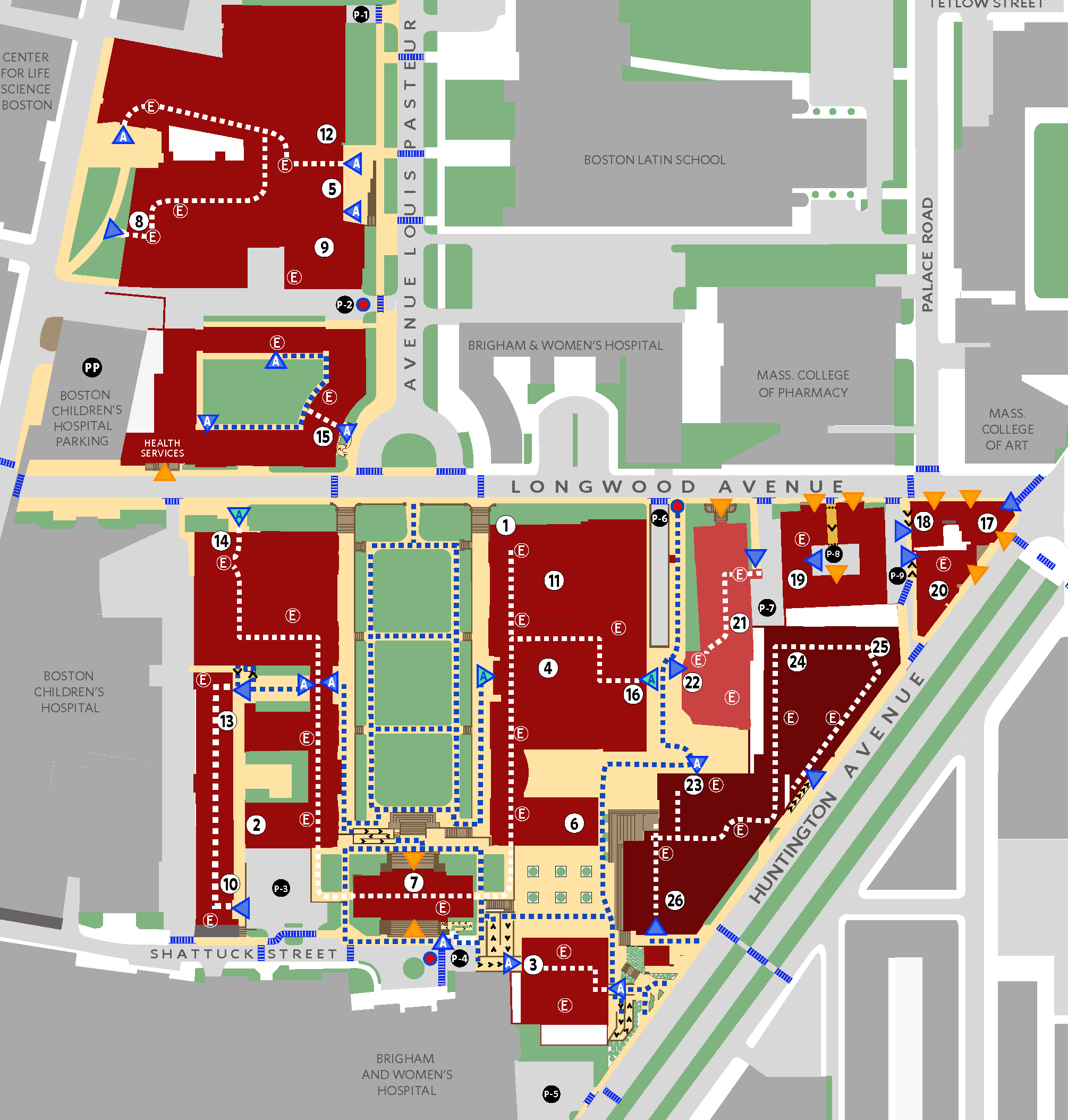 ADA Accessible Campus Map 2023
